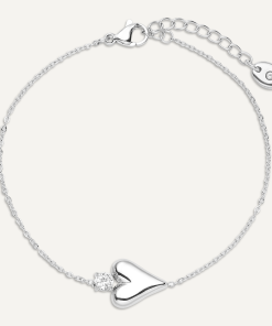 D&X SILVER HEART BRACELET DB2233S