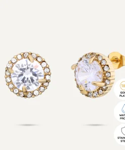 D&X DIAMOND GOLD EARRING DE1219K