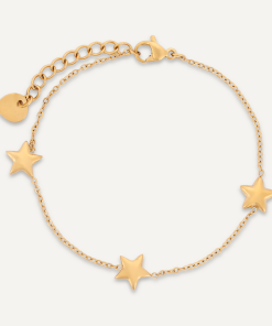 D&X GOLD STAR BRACELET DB2139K
