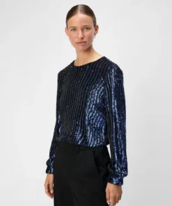 GLITZ DOTTI SANSIBA LS TOP