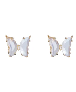 D&X BUTTERFLY STUD EARRINGS DE1004C