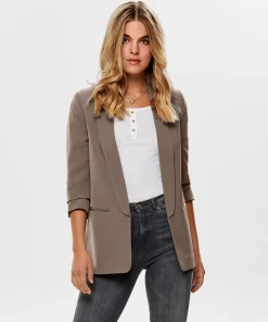 ONLY ELLY 3/4 BLAZER WALNUT