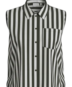 VILA TOMANNI SL SHIRT DEEP DEPTS/SNOW