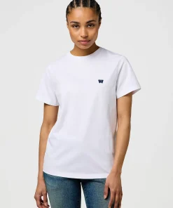 WRANGLER SIGN OFF TEE WHITE