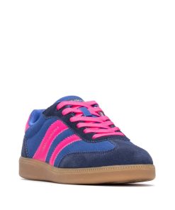TEDDY SMITH DARK BLUE SUEDE SNEAKERS 120235