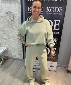 ONLY SCARLETT SAGE HOODIE