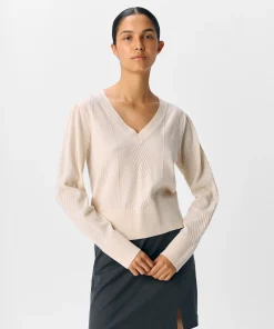 OBJECT LUNA V-NECK KNITTED PULLOVER
