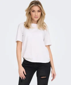 ONLY WHITE BASIC TEE