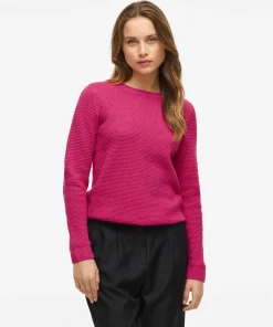 VILA DALO RASPBERRY KNIT JUMPER