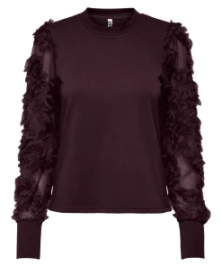 JDY FAIRVIEW SWEATSHIRT WINE