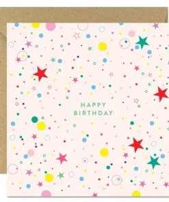 BOLD BUNNY CARD HAPPY BIRTHDAY STARS