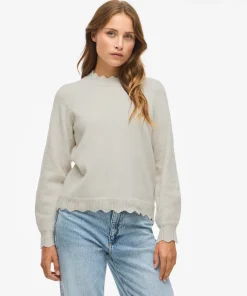 VILA NIKOLINA SWEATER NATURAL MELANGE