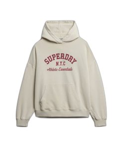 SUPERDRY ATHLETIC ESSENTIALS RELAX HOOD OAT BRAN