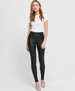 ONLY ROYAL ROCK COATED SKINNY JEANS IN BLACK COLOUR