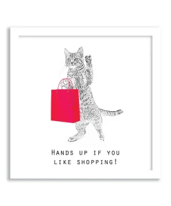 SARAH BODDY CARD HANDS UP