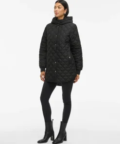 VILA TATE HOODED JACKET BLACK