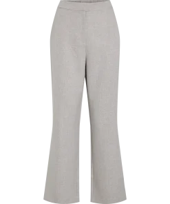 VILA VILLA TAILORED TROUSERS GREY MELANGE