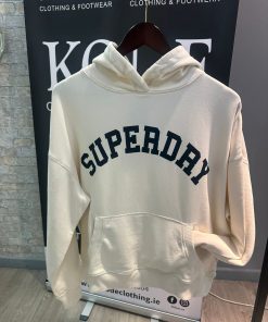 SUPERDRY ATHLETIC ESS RELAXED HOOD DESERT BONE
