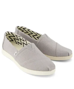 TOMS HERITAGE CANVAS SHOES IN DRIZZLE GREY