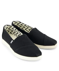 TOMS HERITAGE CANVAS SHOES IN BLACK