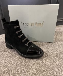 LORETTA VITALE BOOTS C3896 BLACK