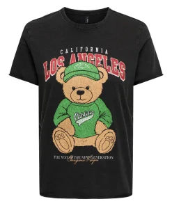 ONLY LUCY REG SS TOP SPORTY BEAR