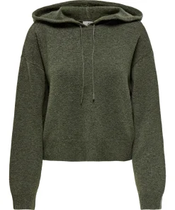 JDY RUE SHORT HOOD KNIT KALAMATA