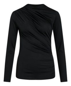 VILA ZURNA FUNNELNECK TOP BLACK