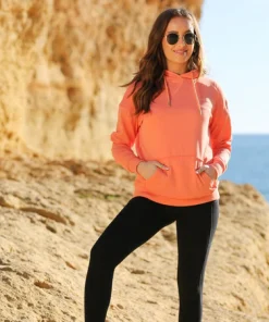 RELAX&RENEW CAROLINE HOODIE IN PEACH COLOUR