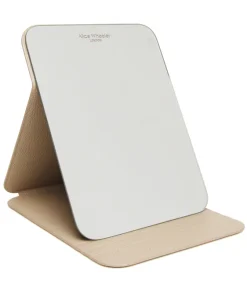 ALICE WHEELER FOLDING TRAVEL MIRROR IN STONE