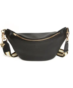 ALICE WHEELER BANANA BAG IN BLACK COLOUR