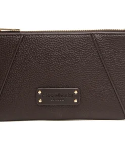 ALICE WHEELER KENSINGTON PURSE IN CHOCOLATE COLOUR