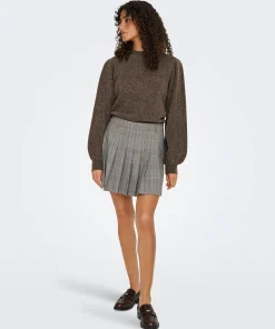 ONLY CATIA HIGH WAIST CHECK SKIRT