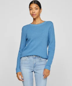 VILA DALO JUMPER IN BLISSFUL BLUE COLOUR