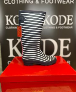 KATE APPLEBY WELLIES IN NAVY STEAM