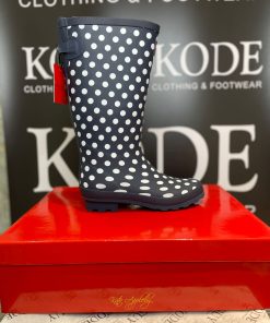 KATE APPLEBY WELLIES IN RAIN DOT