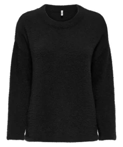 ONLY PETRA LOOSE PULLOVER IN BLACK COLOUR