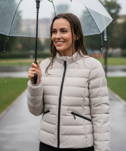 SUPERDRY CITY FUJIPADDED JACKET IN CHATEAU GREY