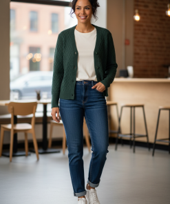 VILA KILLIE VNECK CARDIGAN  PINE