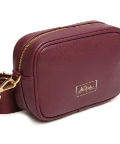 ALICE WHEELER MINI SOHO BAG IN BERRY COLOUR