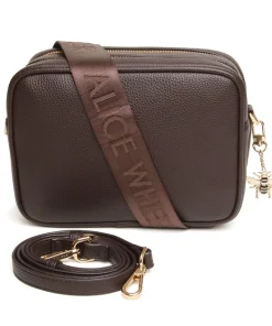 ALICE WHEELER SOHO BAG IN CHOCOLATE COLOUR