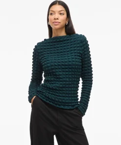 VILA FORCEA BOATNECK TOP IN PONDEROSA PINE COLOUR