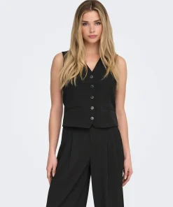 ONLY IRIS WAISTCOAT IN BLACK COLOUR