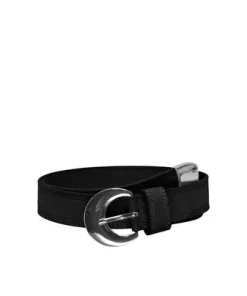 ONLY JEWEL FAUX SUEDE BELT BLACK/SILVER