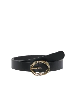 ONLY LUCIA FAUX SUEDE JEANS BELT BLACK/GOLD