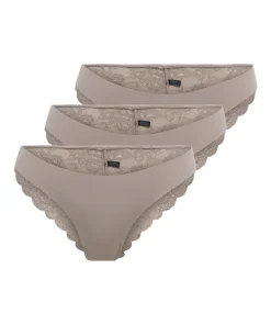 ONLY CHLOE LACE BRAZILIAN 3-PACK IN ETHEREA