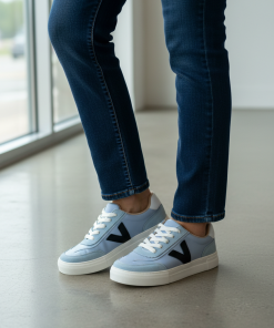 DRILLEYS EIGHTY BABY BLUE TRAINERS