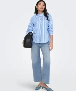 ONLY MADISON HIGH RISE CROPPED WIDE LEG JEANS