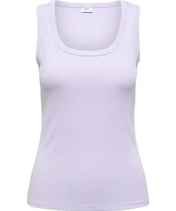 JDY DEXTER RIB TANK TOP LAVENDER