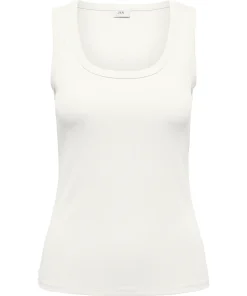 JDY DEXTER RIB TANK TOP CREAM